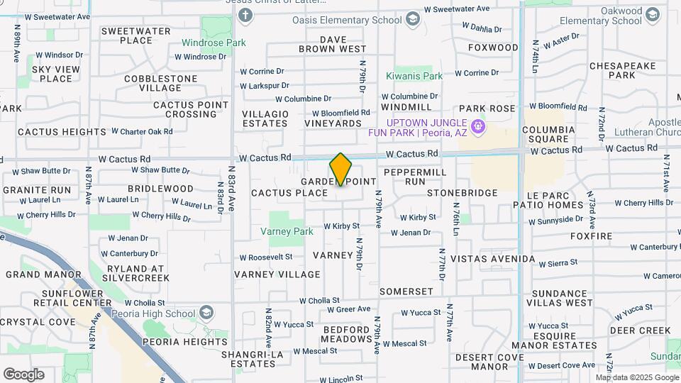 11959 N 80th Ave Map and Location Details