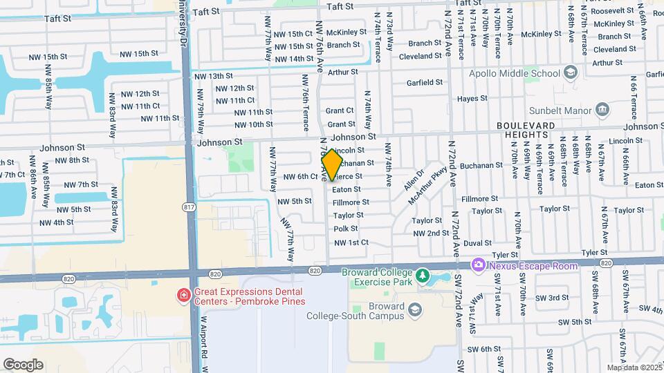 7571 Eaton St Map and Location Details