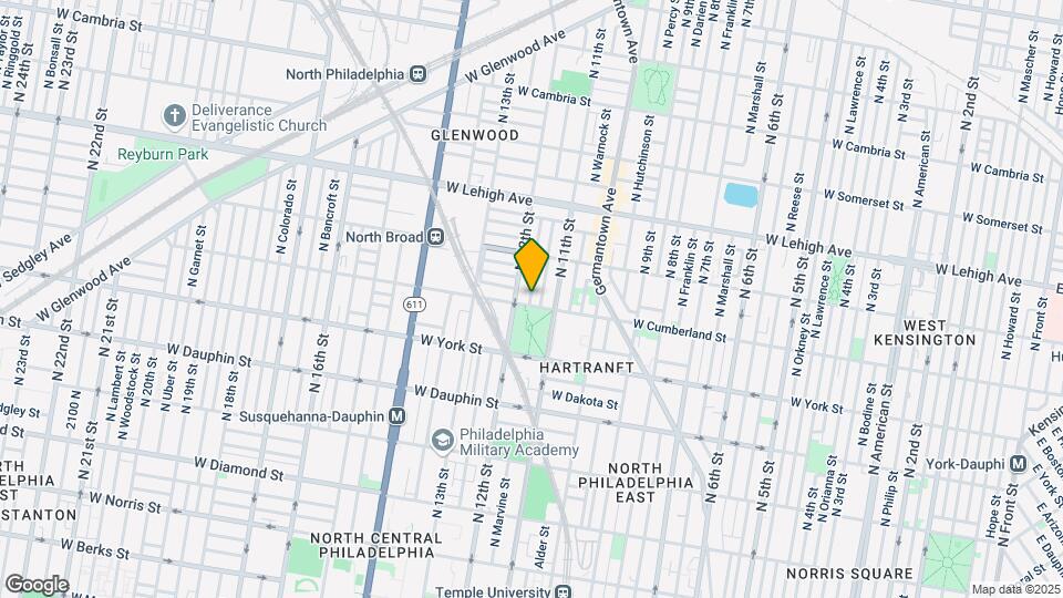 2509 N Sartain St Map and Location Details