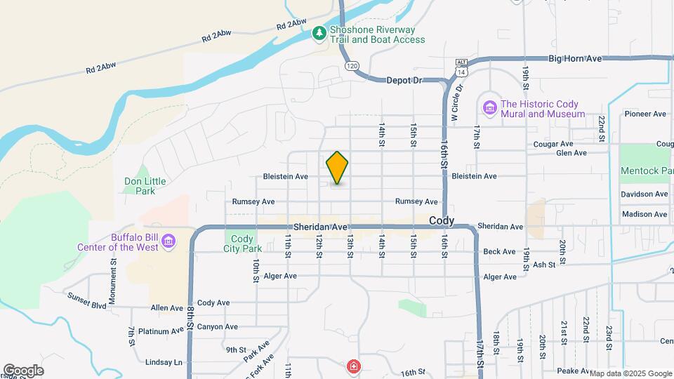 1231 1/2 Rumsey Ave Map and Location Details