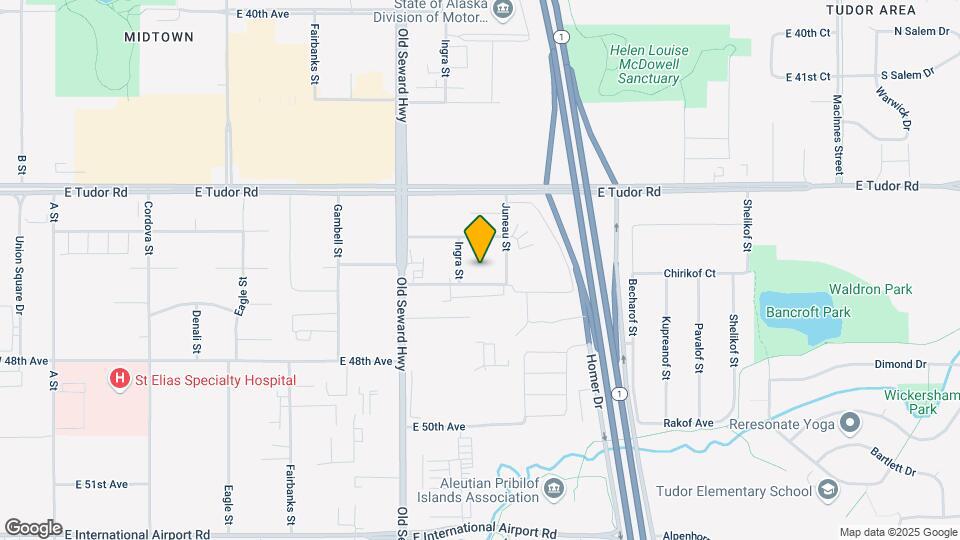 917 E 46th Ct, Unit B Map and Location Details