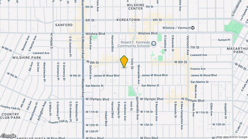 837 S Ardmore Ave Mapa y Detalles de la Ubicación