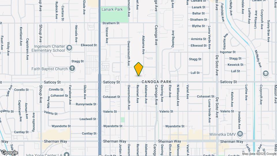 21529 Saticoy St Map and Location Details
