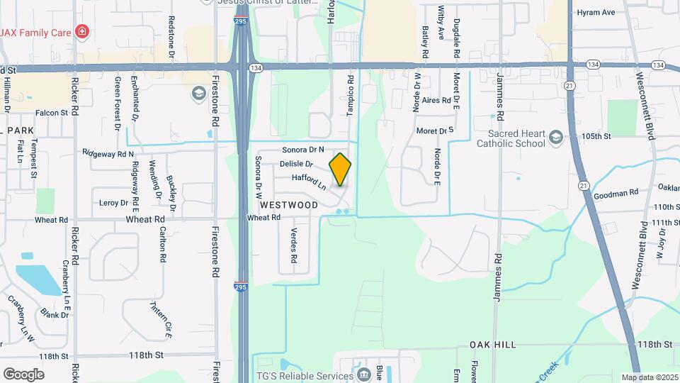 6855 Hafford Ln Map and Location Details