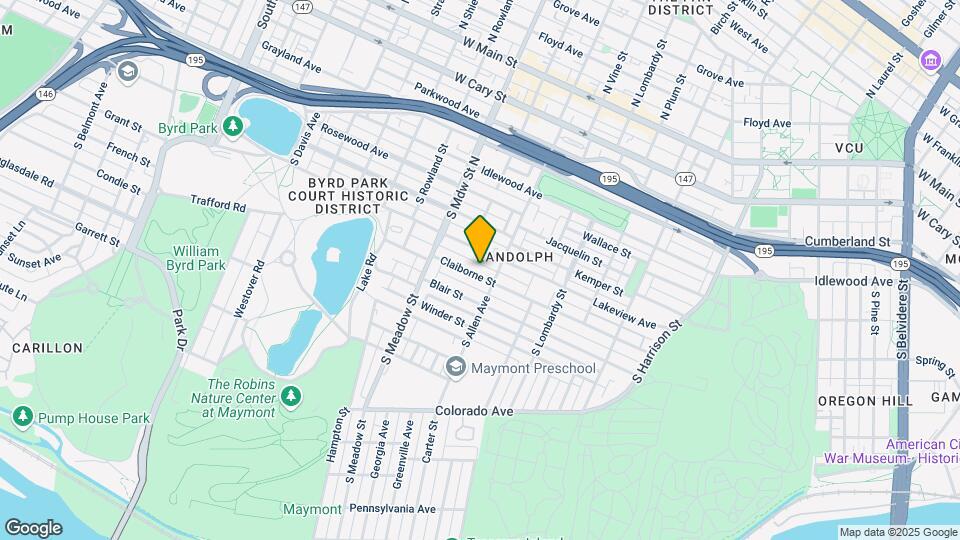 1816 Claiborne St Map and Location Details