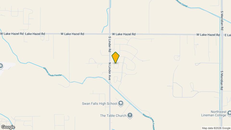 6852 S Birch Creek Ave Map and Location Details