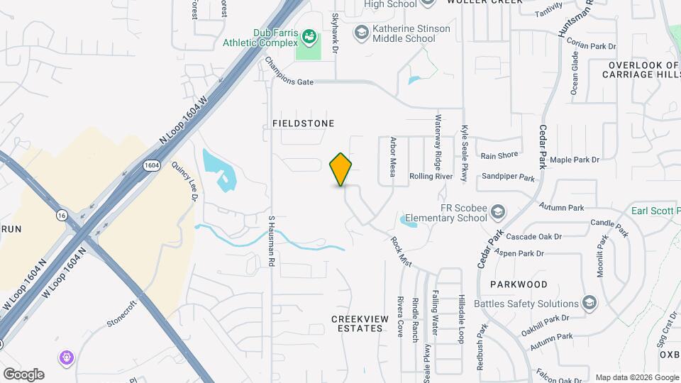 11927 Ranchwell Cove Map and Location Details