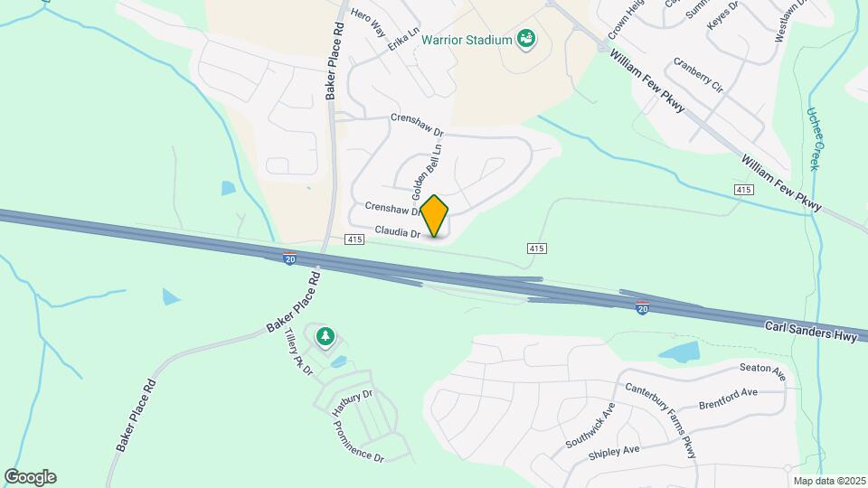 289 Claudia Dr Mapa y Detalles de la Ubicación