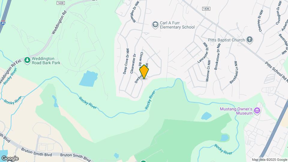 2875 Watercrest Dr NW Map and Location Details