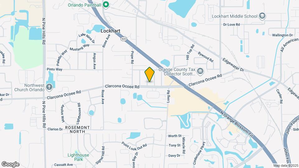 4611 Clarcona Ocoee Rd Map and Location Details