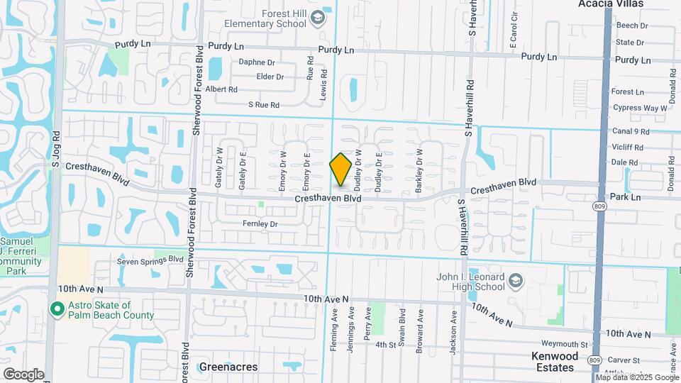 2787 Dudley Dr E Map and Location Details