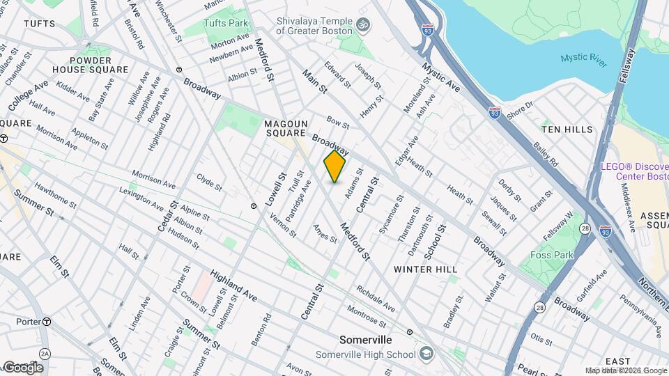 81 Bartlett St, Unit 1 Mapa y Detalles de la Ubicación