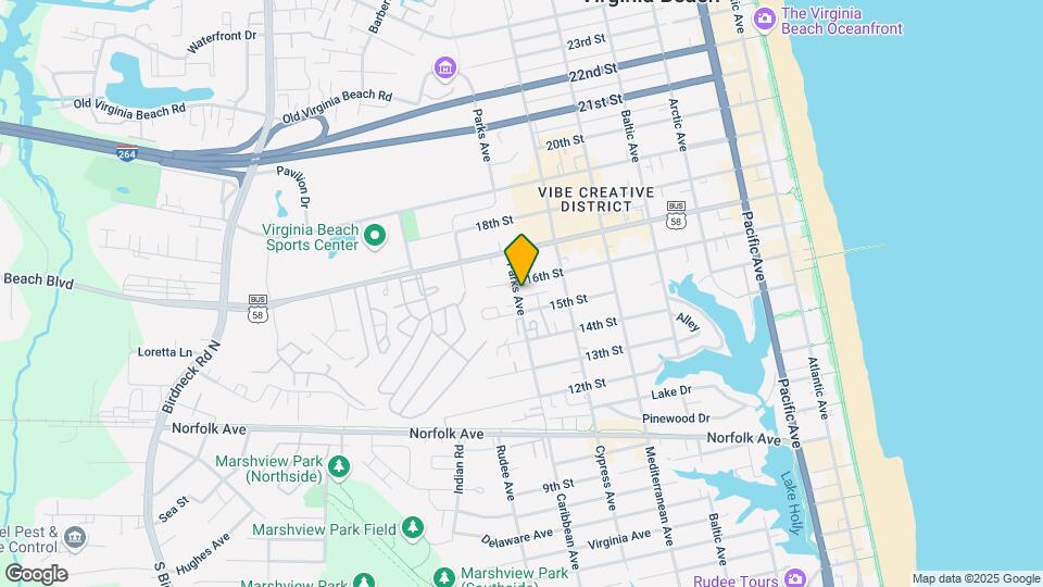 1517A Parks Ave Map and Location Details