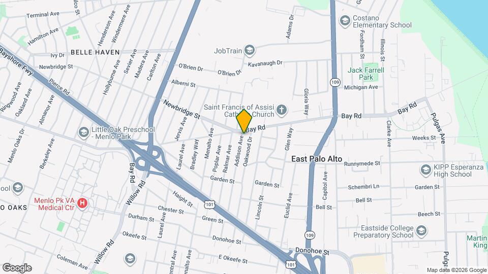 2292 Addison Ave Mapa y Detalles de la Ubicación