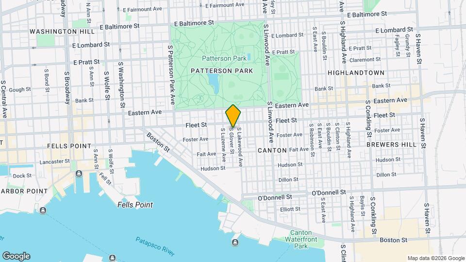 615 S Glover St Map and Location Details