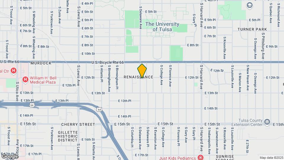 1207 S Delaware Ave Map and Location Details