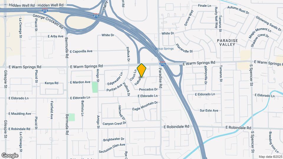 7424 Valhalla Ln Map and Location Details