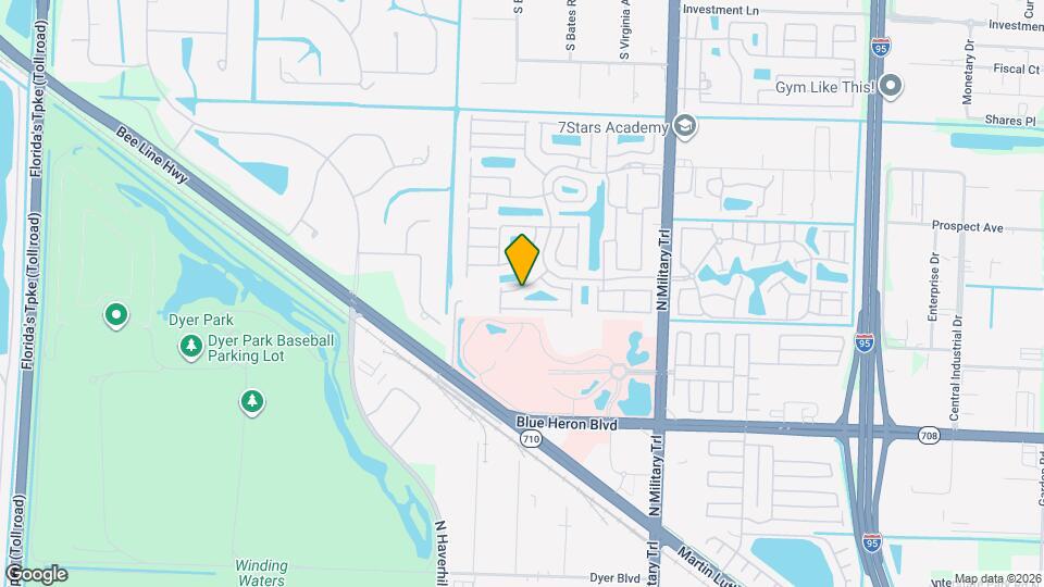 1016 Via Jardin Map and Location Details