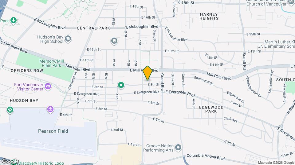 2712 E 8th St Map and Location Details