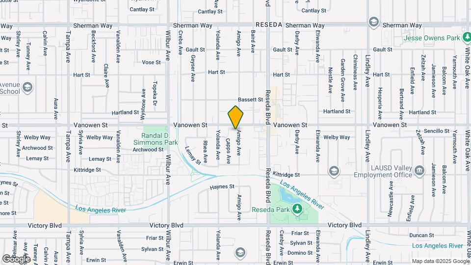 6747 Amigo Ave Map and Location Details