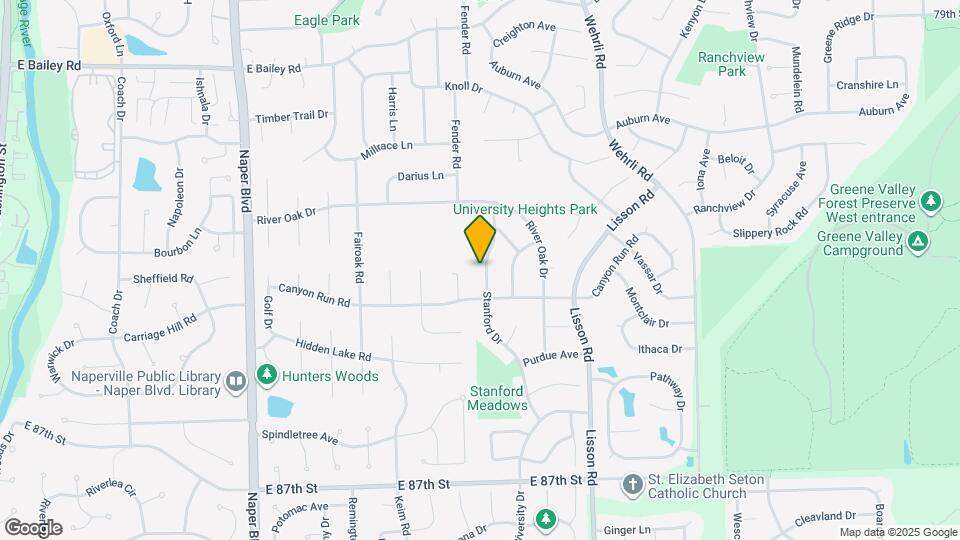 1921 Stanford Dr Map and Location Details