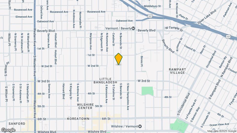 157 S Berendo St Map and Location Details