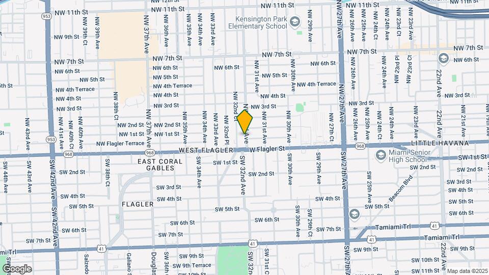42 NW 32nd Ave Map and Location Details
