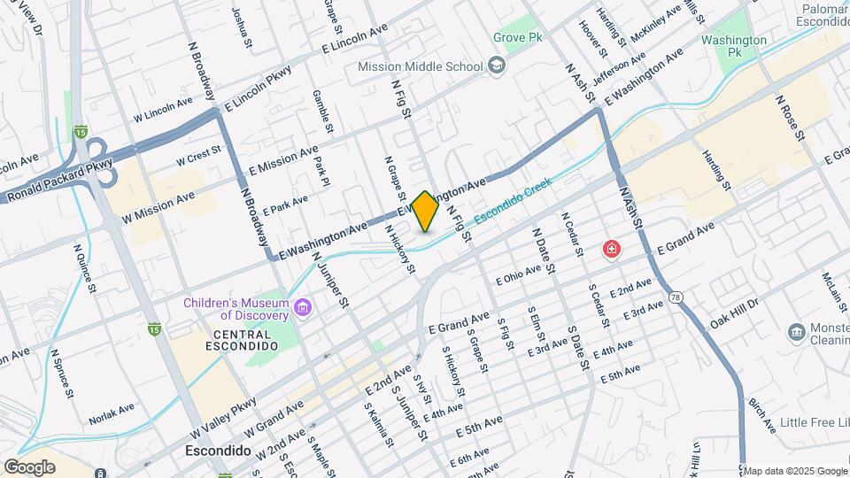 503 N Grape St Mapa y Detalles de la Ubicación