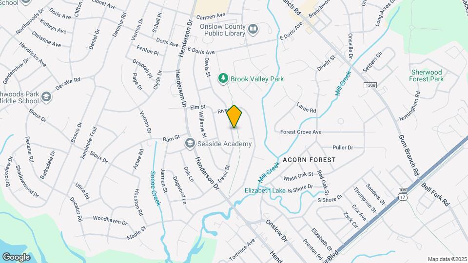 1228 Davis St Map and Location Details