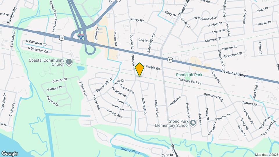 1860 Piper Dr Mapa y Detalles de la Ubicación