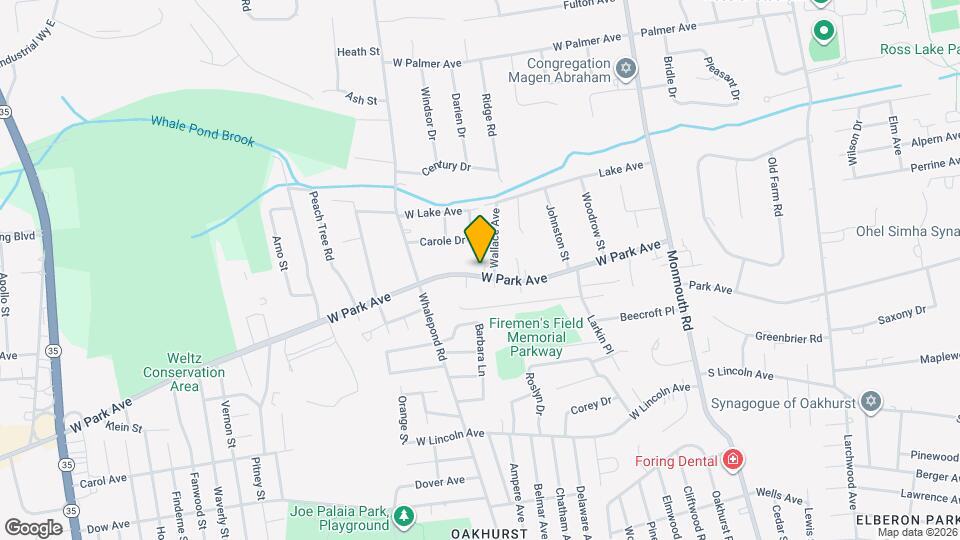 447 W Park Ave Map and Location Details