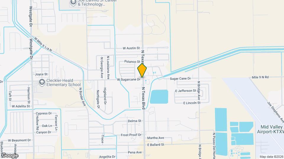 9 E Sugarcane Dr Map and Location Details