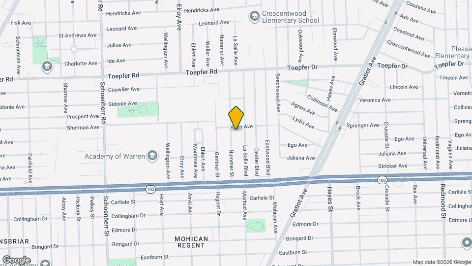 21034 Nummer St Map and Location Details