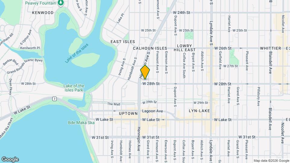 1408 W 28th St Mapa y Detalles de la Ubicación