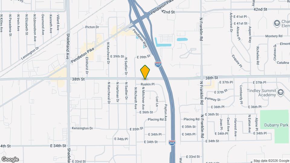 7526 Ruskin Pl Map and Location Details