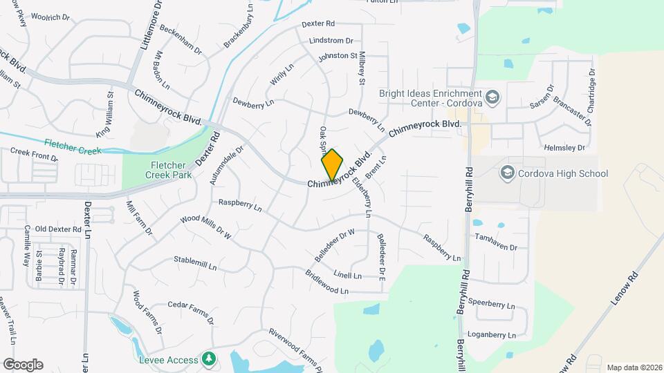 8937 Chimneyrock Blvd. Map and Location Details