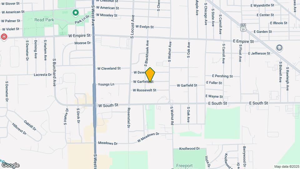 427 W Garfield St Map and Location Details