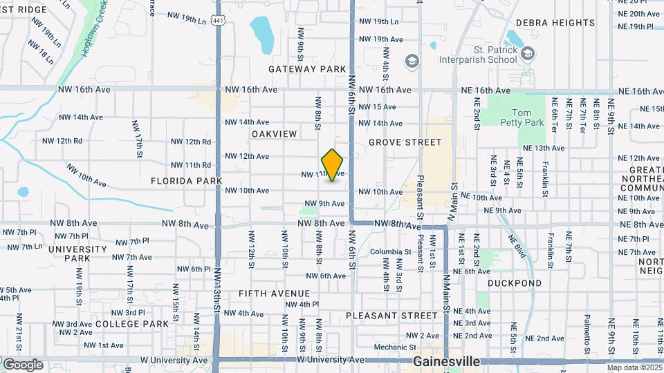 708 NW 10th Ave Map and Location Details