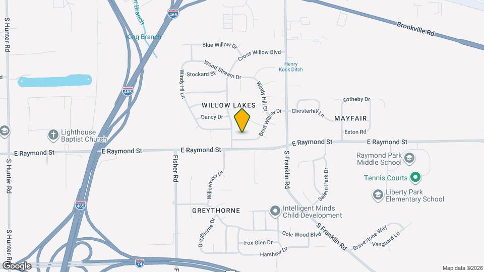 7818 Bent Willow Dr Mapa y Detalles de la Ubicación