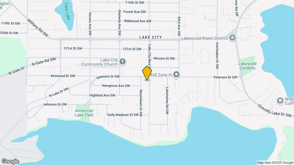 12412 Lake City Blvd SW Map and Location Details