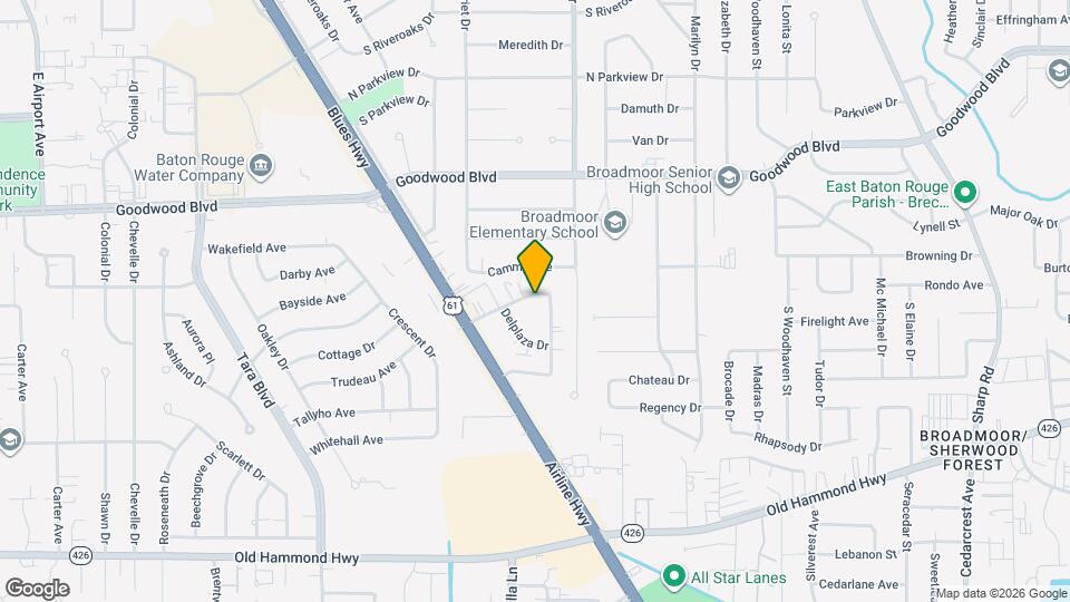 9540A Lindale Ave Mapa y Detalles de la Ubicación