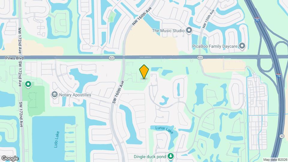 15903 SW 2nd Pl Mapa y Detalles de la Ubicación