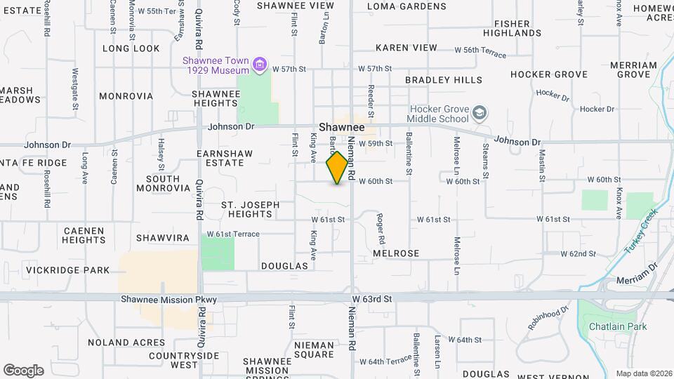 6023 Barton Ave Map and Location Details