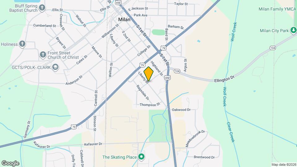 1141 Hollywood Dr Map and Location Details