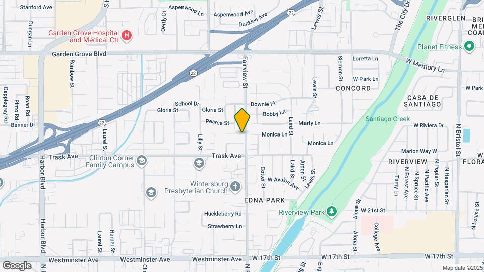 13391 N Fairview St Map and Location Details