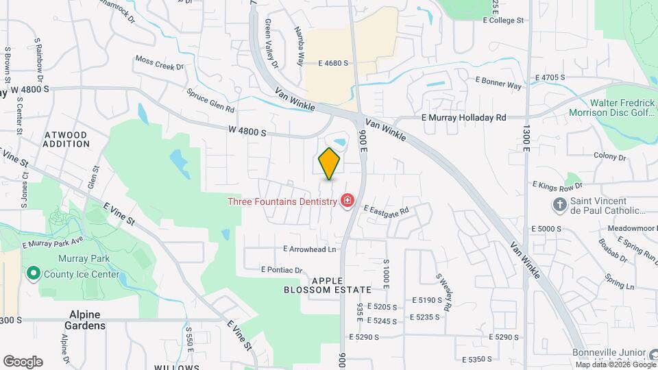 855 E Three Fountains Dr Map and Location Details