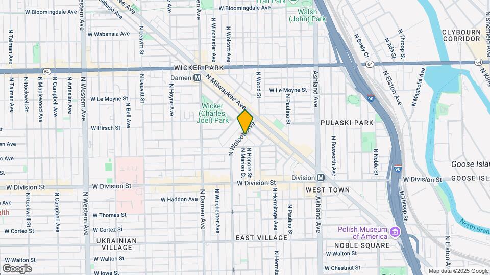 1351 N Lincoln St Map and Location Details