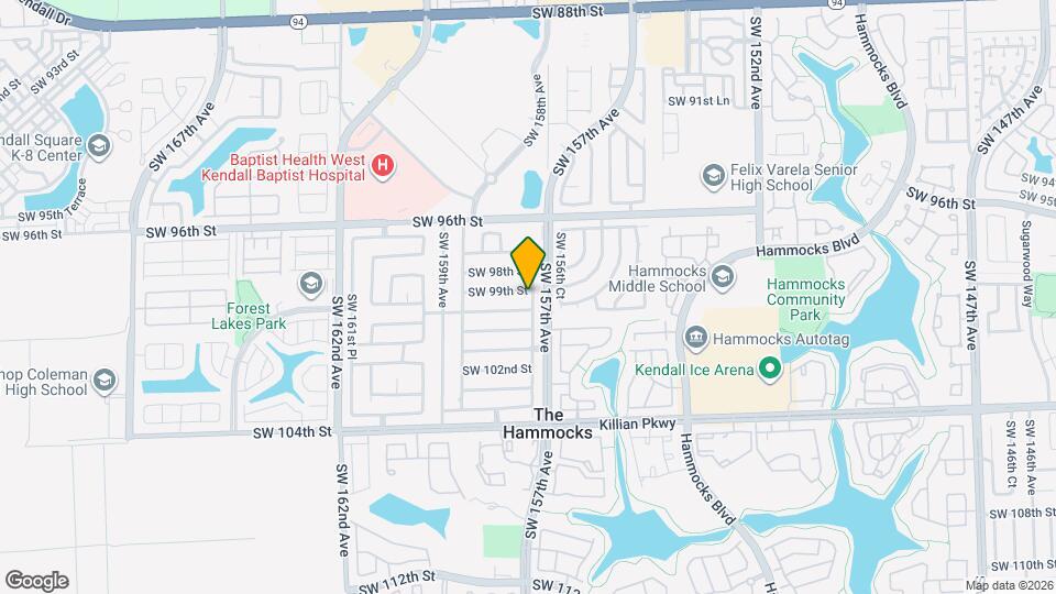 15738 SW 99th St Mapa y Detalles de la Ubicación