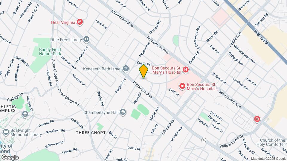 6113 Bremo Rd Map and Location Details