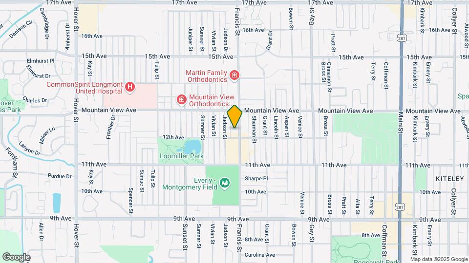 1213 Francis St, Unit 6 Map and Location Details
